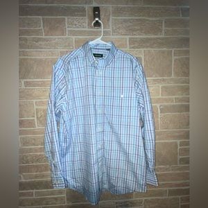 Orvis wrinkle free plaid shirt size medium